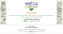 Desktop Screenshot of cabrales.org